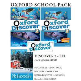 Oxford Discover 2 Pack efl (Incl. sb + wb + Reader: Schools) - 02597