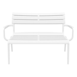 PARIS ΚΑΝΑΠΕΣ WHITE 116X70X75εκ. ΠΟΛ/ΝΙΟΥ