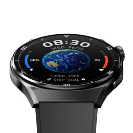 QCY Watch GT S3 Black - 1,43" HD AMOLED touch 466x466 60Hz Always On Call BT Smart Watch IPX8 14day