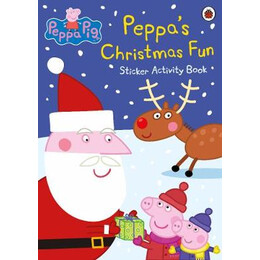 Peppa pig : Peppas Christmas fun Sticker Activity Book  pb
