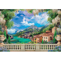 Clementoni Παζλ High Quality Collection Καταπράσινη Βεράντα Στη Λίμνη 3000 τμχ