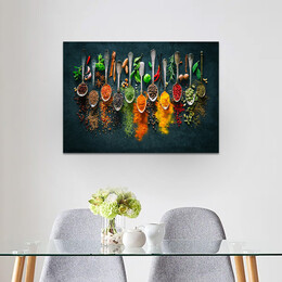 Πίνακας σε Καμβά "spices" Megapap Ψηφιακής Εκτύπωσης 70x50x3εκ.