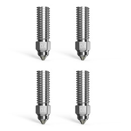 CREALITY High Flow Nozzle Kit x4 - K1, K1 Max, Ender-3 V3 KE 2x0.4 1x0.6 1x0.8 steel chrom. zirc.