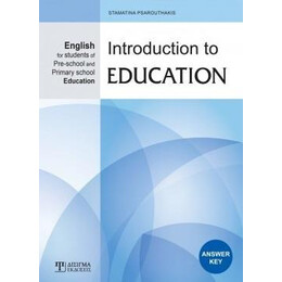 Introduction to Education. Answer key