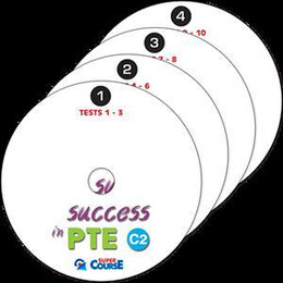 Success in pte b2 Intensive Course & 10 Practice Tests Cds(4)