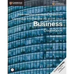 Cambridge International as and a Level Business Coursebook With cd-rom