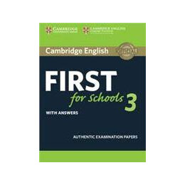 Cambridge fce First for Schools 3 Student's Book With Answers