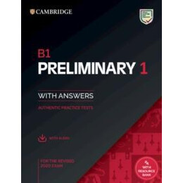 Pet Preliminary 1 Student's Book With Answers (+audio) Revised 2020