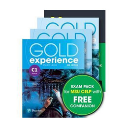 Msu Celp c1 Exam Pack (Gold Experience b2 Student's Book With App, Workbook, Companion, York Practice Test for msu c1)