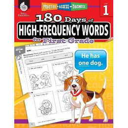 180 Days of High-Frequency Words (Grade 1): Practice, Assess, Diagnose