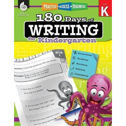 180 Days of Writing (Kindergarten): Practice, Assess, Diagnose