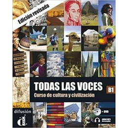 Todas las Voces b1 Alumno(+cd+dvd) Nueva Edition
