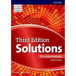 Solutions 3rd Edition pre-Intermediate Student's Book and Online Practice