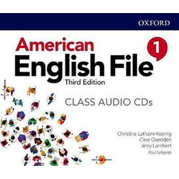 American English File 3rd Edition 1 Class Audio cds