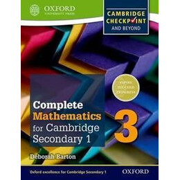 Complete Mathematics for Cambridge Secondary 1 St/bk 3 for Cambridge Checkpoint and Beyond