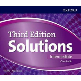Solutions 3rd Edition Intermediate: Class Audio cds