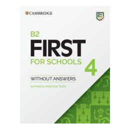 Cambridge fce First for Schools 4 Student's Book