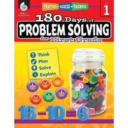 180 Days of Problem Solving (Grade 1): Practice, Assess, Diagnose