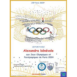 Alexandra Benevole aux Jeux Olympiques & Parolympiques de Paris 2024 (+qr Code)