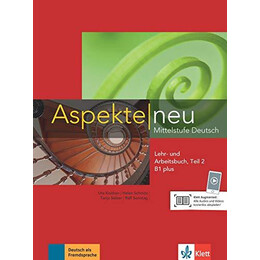 Aspekte neu in Halbbanden b1+ Teil 2 Kursbuch & Arbeitsbuch (+cd)
