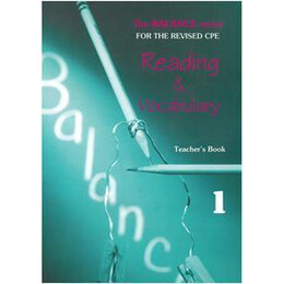 Balance 1 (Reading & Vocabulary )Teacher's
