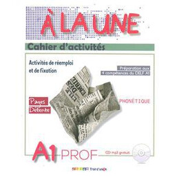 A' la une a1 Cahier  Professeur