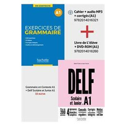 Super Pack Delf a1 Scolaire & Junior + Exercices de Grammaire en Contexte a1 (+mp3+corriges) 2nd Edition