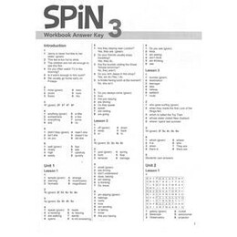 Spin 3 Wkbk Answer key