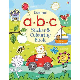 Abc Sticker and Colouring Book