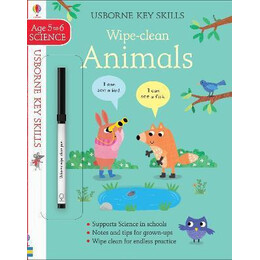 Wipe-Clean Animals 5-6