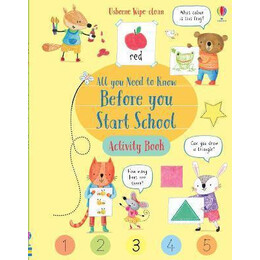 Wipe-Clean all you Need to Know Before you Start School Activity Book