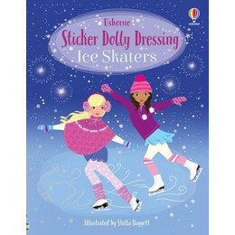 Sticker Dolly Dressing ice Skaters