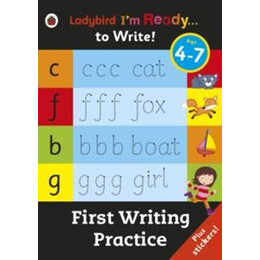 First Writing Practice: Lady Bird i' m Ready to Wrote Sticker Activity Book