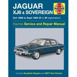 Jaguar xj6 & Sovereign (Oct 86 - Sept 94) Haynes Repair Manual