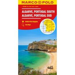 Algarve, Portugal South Marco Polo map