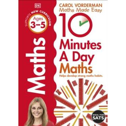 10 Minutes a day Maths, Ages 3-5 (Preschool)