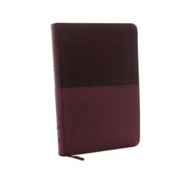 Nkjv, Value Thinline Bible, Large Print, Burgundy Leathersoft, red Letter, Comfort Print