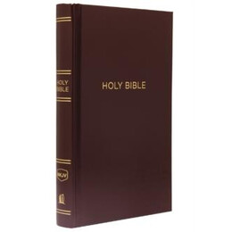 Nkjv, pew Bible, Hardcover, Burgundy, red Letter, Comfort Print