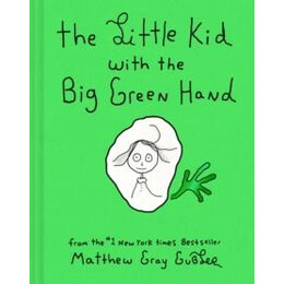 Little kid With the big Green Hand
