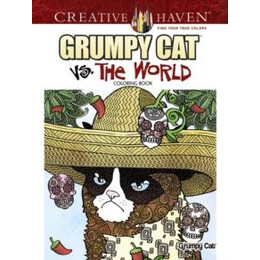 Creative Haven Grumpy cat vs. the World Coloring Book