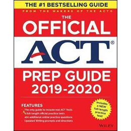 The Official act Prep Guide 2019-2020, (Book + 5 Practice Tests + Bonus Online Content)