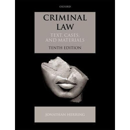Criminal law : Text, Cases, and Materials