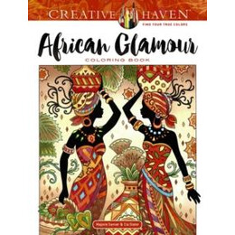 Creative Haven African Glamour Coloring Book