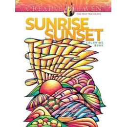 Creative Haven Sunrise Sunset Coloring Book