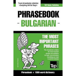 English-Bulgarian Phrasebook and 1500-Word Dictionary