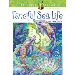 Creative Haven Fanciful sea Life Coloring Book