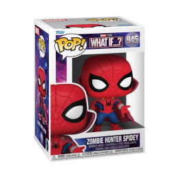 Funko Pop! Marvel: What If...? - Zombie Hunter Spidey #945 Bobble-Head Vinyl Figure