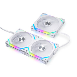 Lian Li UNI FAN SL V2 120 TRIPLE WHITE aRGB PWM 120mm 2000RPM (3pcs) with controller