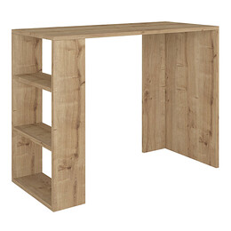 Γραφείο Εργασίας Netenia Megapap από Μελαμίνη Χρώμα Sapphire oak 90x40x74εκ.