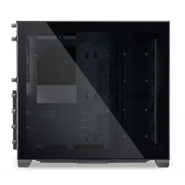 Lian Li O11 AIR MINI Black PC Case ATX / M-ATX with 3 standard Fans (front 120mmx2, rear 120mmx1) Me